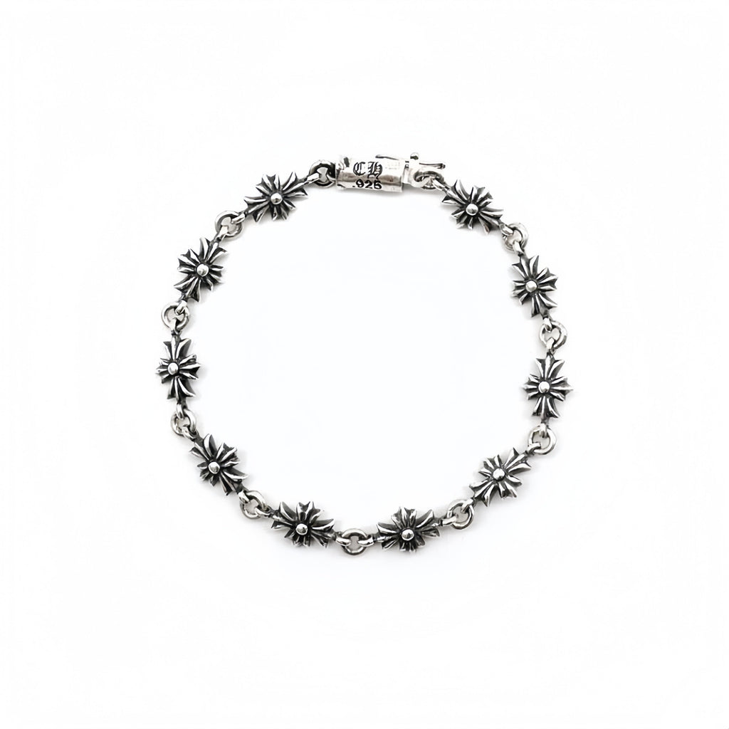 Chrome-Hearts Silver Tiny E Bracelet