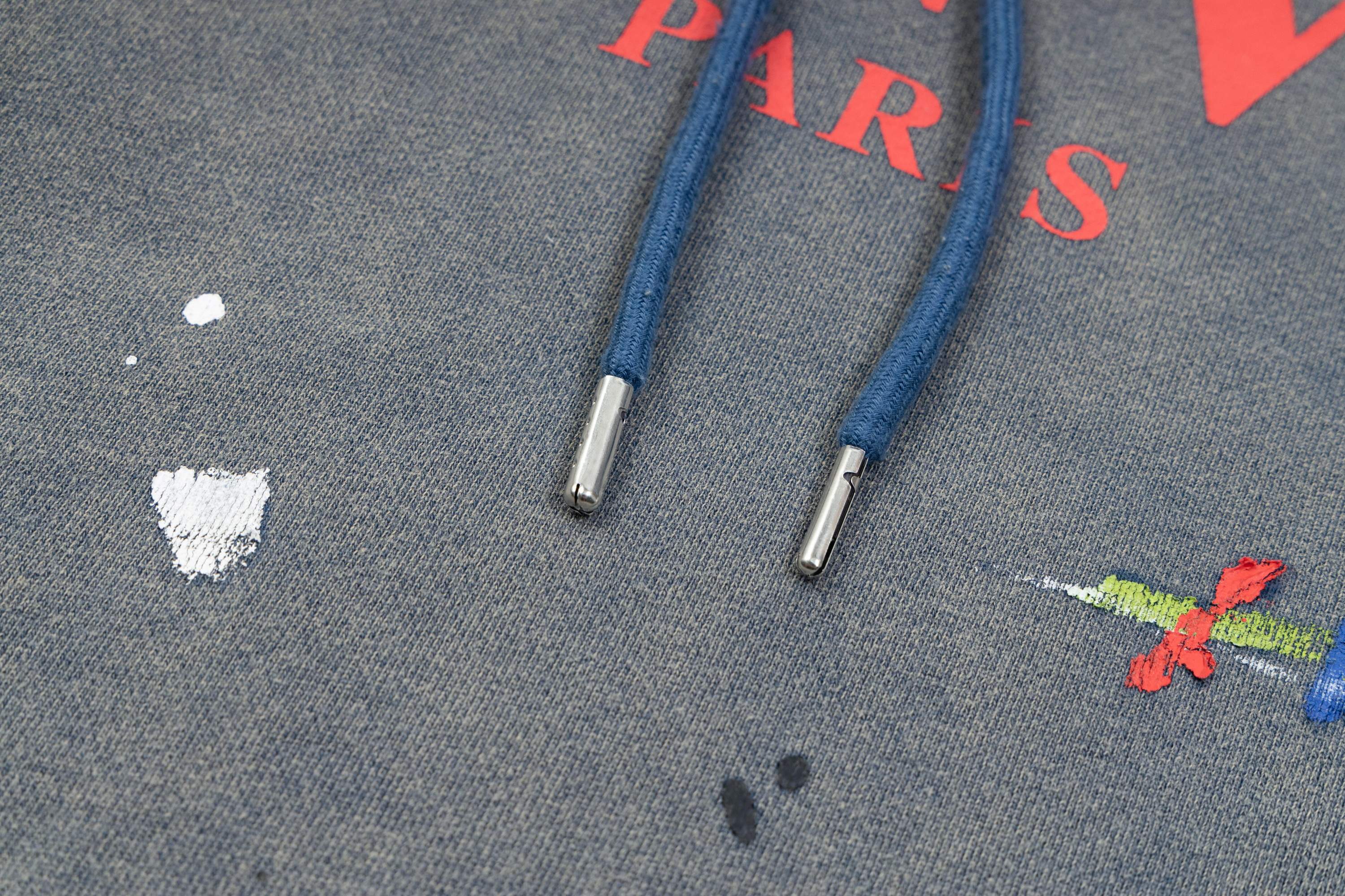 GALLERY DEPT New Hooded Sweatshirt G393